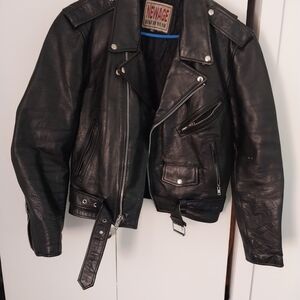 Black Leather Jacket for Men